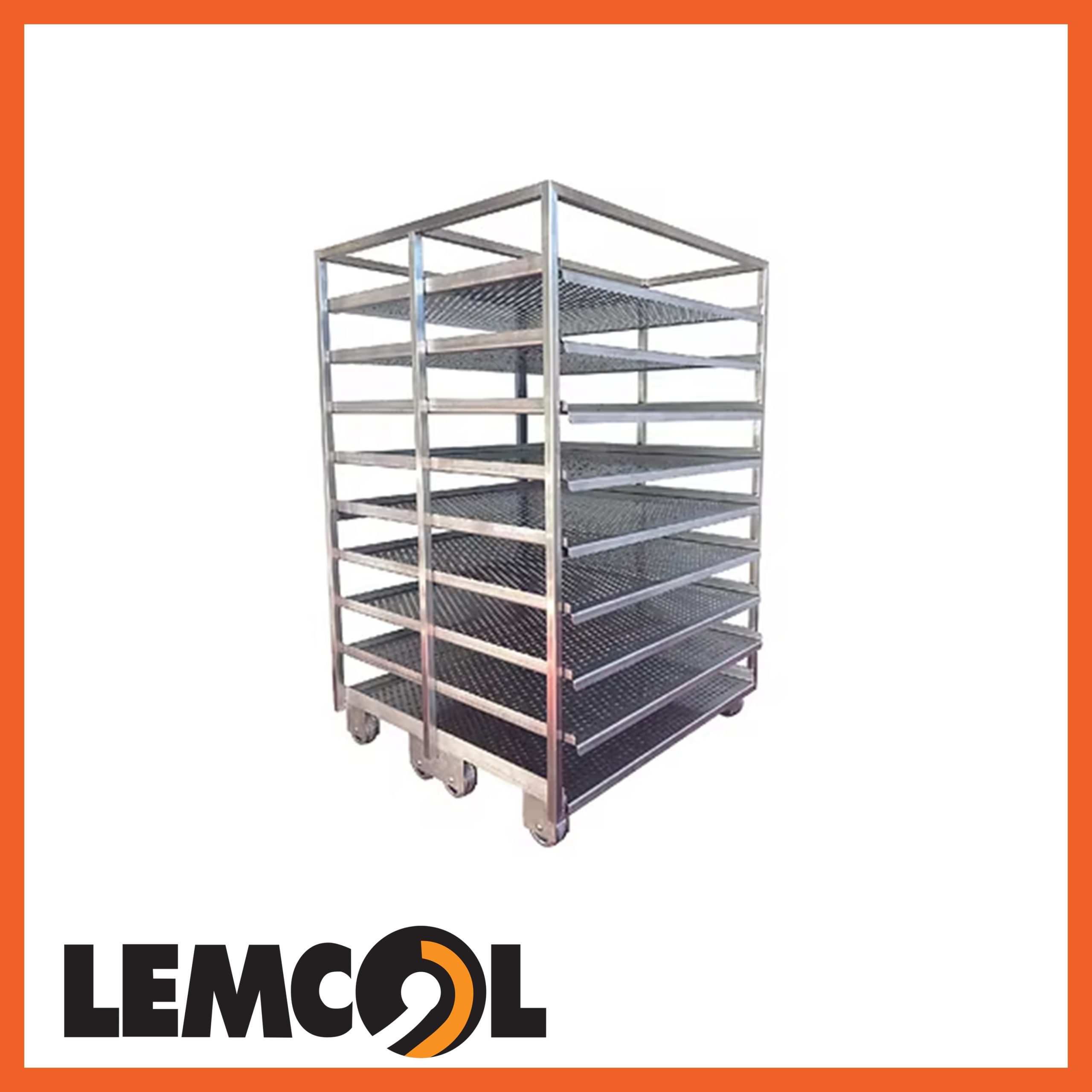 steel oven trolley