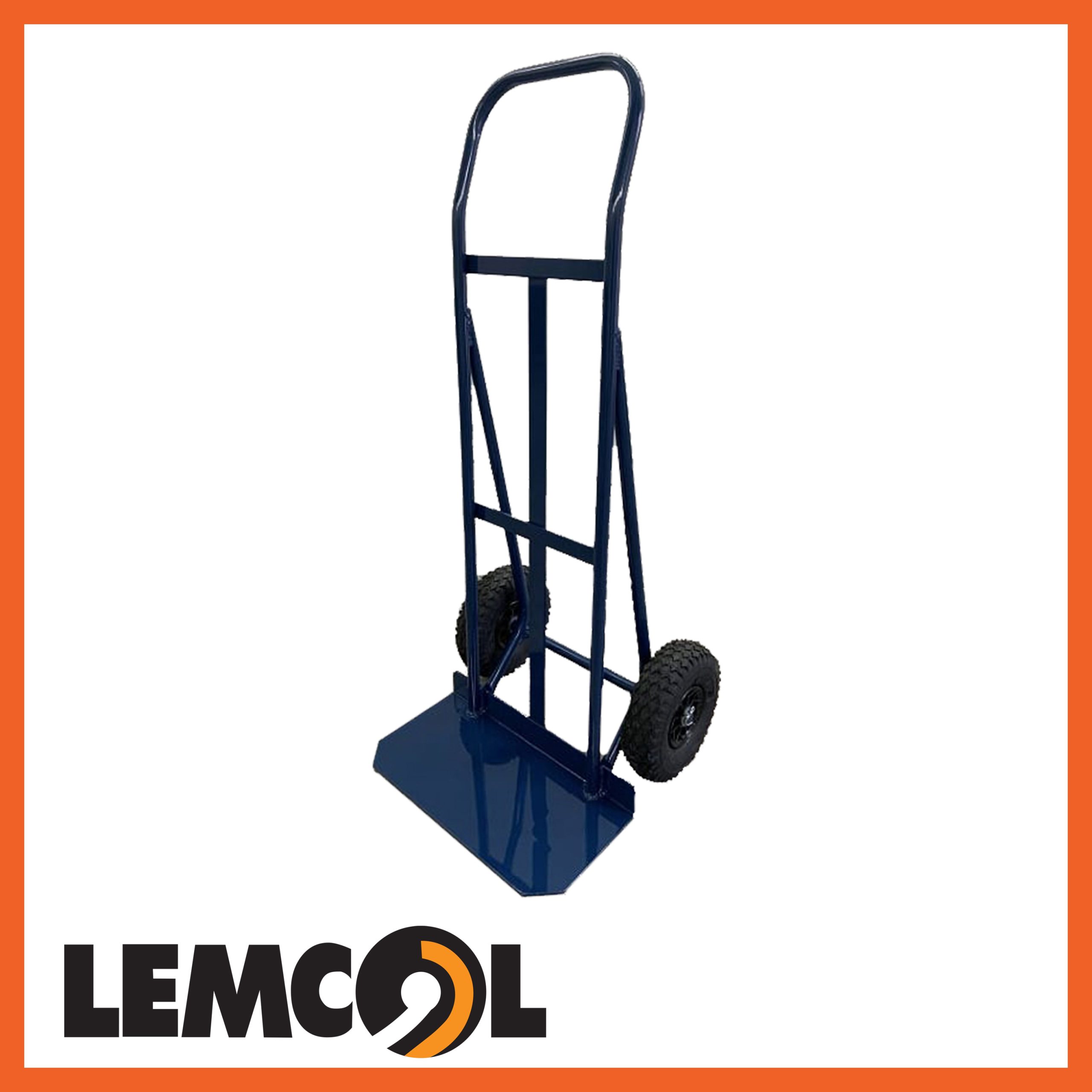 dark blue aluminium hand truck