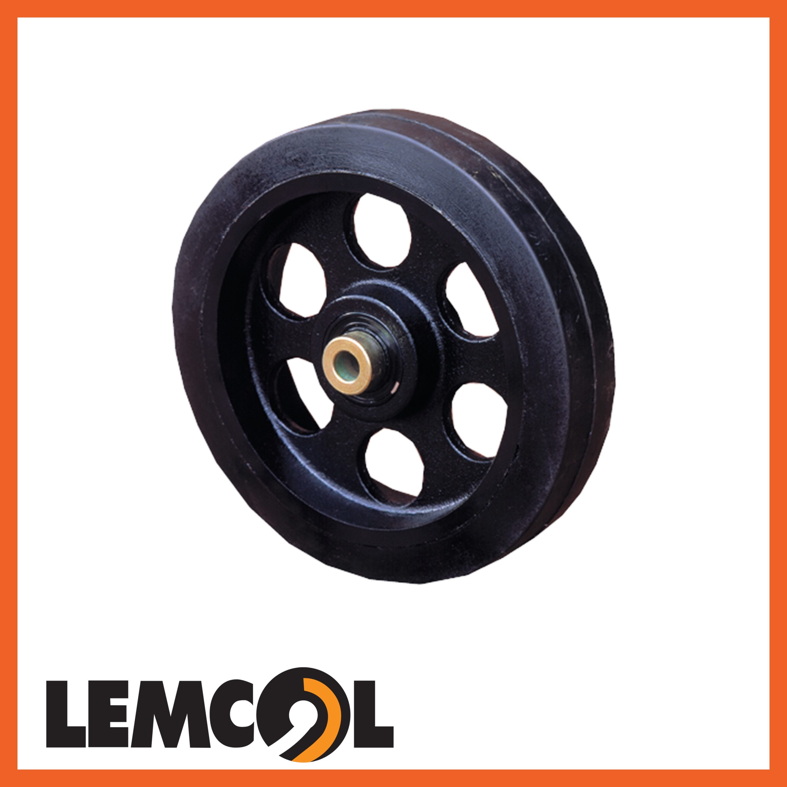 tyred rubber wheel